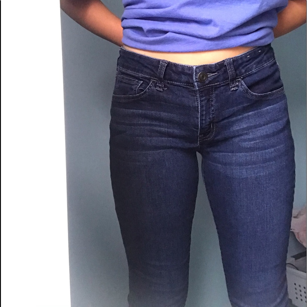 Dark blue skinny jeans (size 7)